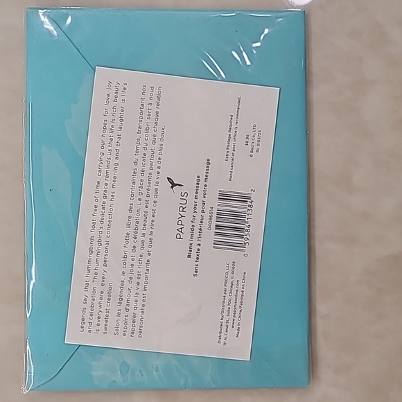 Papyrus Blank Flower "For You" Card - Picture 4 of 7